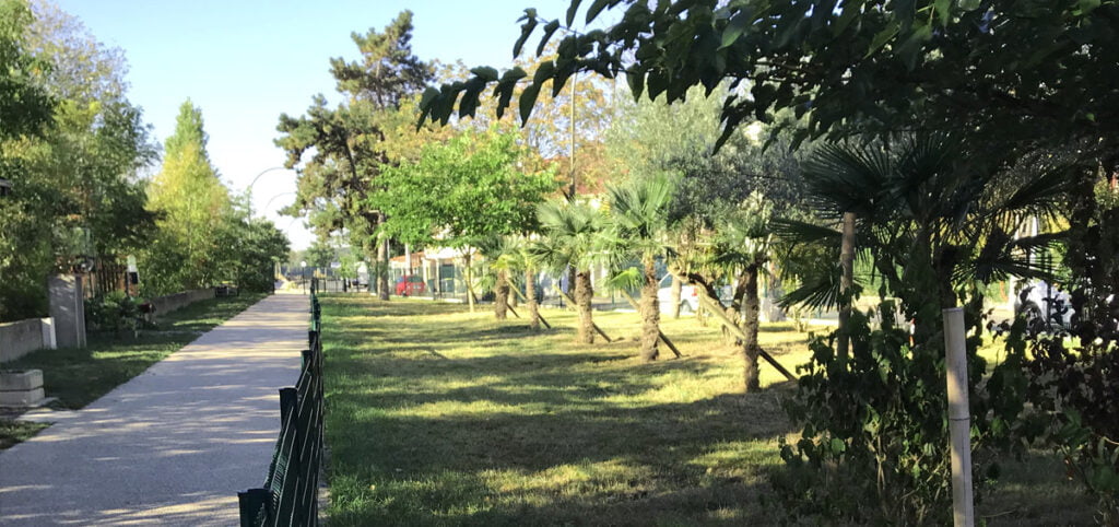 Vue du jardin Sao Pedro à Villeneuve-le-Roi